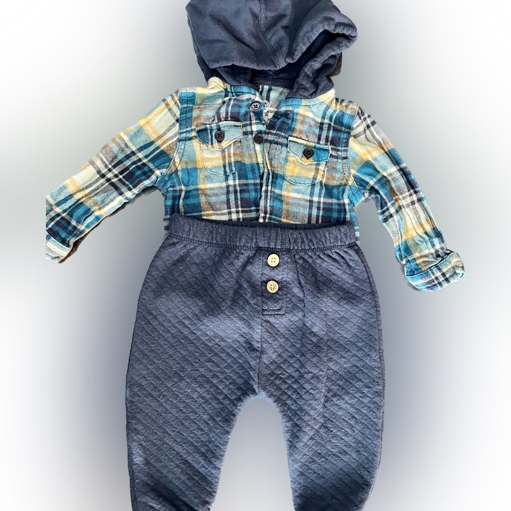 12 Month Wonder Nation Long Sleeve Hoodie With Pants